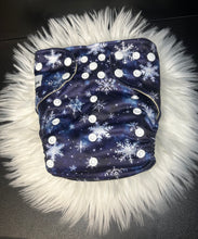 Load image into Gallery viewer, One Size Pocket "Snowflakes"-In Stock