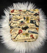 Load image into Gallery viewer, One Size Pocket "Musical Instruments"-In Stock