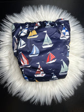 Load image into Gallery viewer, One Size Pocket "Sailboats"-In Stock