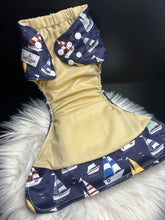 Load image into Gallery viewer, One Size Pocket "Sailboats"-In Stock