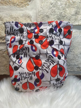 Load image into Gallery viewer, One Size Pocket "Heart Warrior"-In Stock (donation diaper)