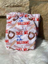Load image into Gallery viewer, One Size Pocket "Take Me Out To The Ballgame"-In Stock