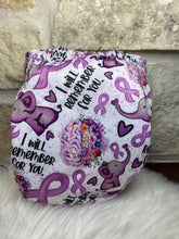 Load image into Gallery viewer, One Size Pocket "Remember for You"-In Stock (donation diaper)