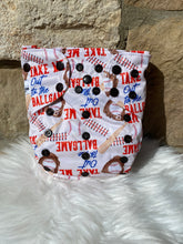 Load image into Gallery viewer, One Size Pocket "Take Me Out To The Ballgame"-In Stock