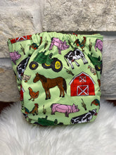 Load image into Gallery viewer, One Size Pocket "Sketchy Farm"-In Stock