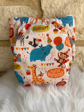 Load image into Gallery viewer, One Size Pocket "Safari Happy Birthday"-In Stock