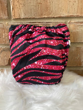 Load image into Gallery viewer, XL Size Pocket "Glitter Zebra"-In Stock