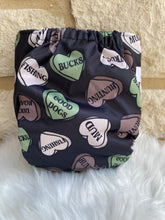 Load image into Gallery viewer, One Size Pocket "Conversation Hearts"-In Stock