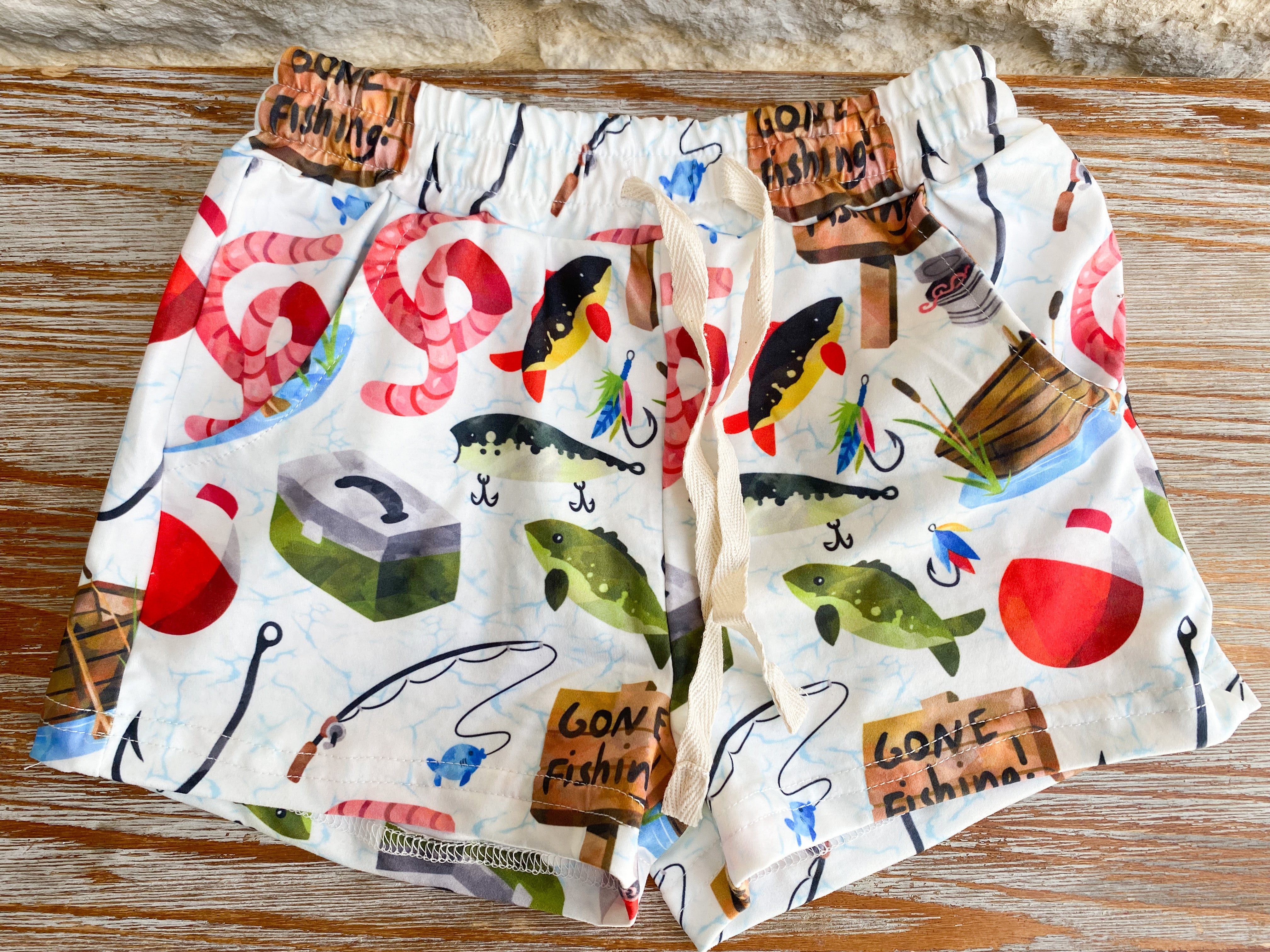Gone Fishing Shorts-In Stock – Sweet Cheeks Diaper