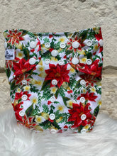 Load image into Gallery viewer, One Size Pocket "Poinsettias"-In Stock