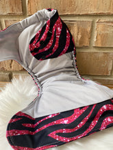 Load image into Gallery viewer, One Size Pock "Glitter Zebra"-In Stock