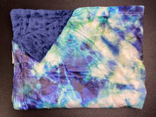 Load image into Gallery viewer, Minky Blanket “Blue Wash”-In Stock
