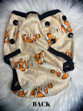 Load image into Gallery viewer, One Size Adjustable Swim Diapers &quot;Fishy&quot;**UPSIDE DOWN PRINT**
