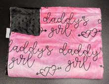 Load image into Gallery viewer, Minky Blanket &quot;Daddy’s Girl&quot;-In Stock
