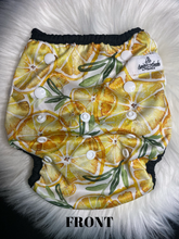 Load image into Gallery viewer, One Size Adjustable Swim Diapers &quot;Lemons&quot;
