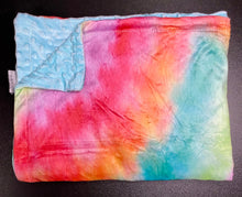 Load image into Gallery viewer, Minky Blanket &quot;Watercolor Rainbow&quot;-In Stock
