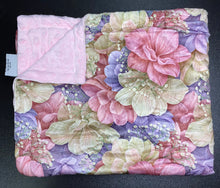 Load image into Gallery viewer, Minky Blanket &quot;Hydrangea&quot;-In Stock
