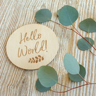 Milestone Wooden Disc