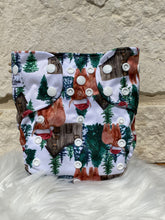 Load image into Gallery viewer, One Size Pocket &quot;Christmas Highland&quot;-In Stock
