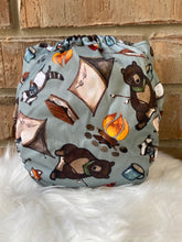 Load image into Gallery viewer, One Size Pocket &quot;Woodland Camping&quot;-In Stock

