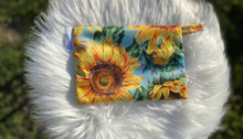 Load image into Gallery viewer, Mini Wet Bag &quot;Golden Sunflowers&quot;
