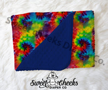 Load image into Gallery viewer, Minky Blanket &quot;Tie Dye&quot;-In Stock
